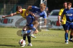 A-Klasse -  Saison 2026/27 - TSV Pförring - FC Wackerstein/Dünzing - Julian Forchhammer gelb Wackerstein/Dünzing - Jonas Bäumler blau Pförring - Foto: Meyer Jürgen