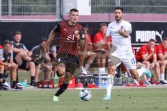 3. Liga; Testspiel; FC Ingolstadt 04 - FC Heidenheim; Mladen Cvjetinovic (19, FCI) Kleindienst Tim (FCH)