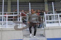 2.BL; Karlsruher SC - FC Ingolstadt 04; FCI steigt ab in die dritte Liga, Spieler bedanken sich bei den mitgereisten Fans, Cheftrainer Rüdiger Rehm (FCI)