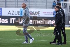 2.BL; FC Ingolstadt 04 - Holstein Kiel; Cheftrainer André Schubert (FCI) Co-Trainer Asif Saric (FCI) Co-Trainer Thomas Karg (FCI) gehen zu den Fans