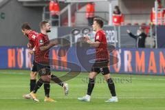 Relegation 1 - FC Ingolstadt 04 - VfL Osnabrück - Tor Jubel, Dennis Eckert Ayensa (7, FCI) Jubel, 3:0, Marc Stendera (10, FCI)