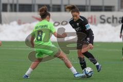 2023_12_10 - 2. Bundesliga - Saison 2023/24 - FC Ingolstadt 04 Frauen - VFL Wolfsburg - Ivana Slipcevic (Nr.8 - FCI Frauen) - Beyer Lisa grün Wolfsburg - Foto: Meyer Jürgen