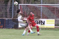 Kreisklasse - Saison 2025/26- Türk SV Ingolstadt - MTV Ingolstadt-  - Firat Acar rot Türkisch  - Saad Almatar weiss MTV - Foto: Meyer Jürgen