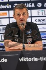 3. Liga; FC Viktoria Köln - FC Ingolstadt 04; InterviewPressekonferenz Cheftrainer Michael Köllner (FCI)