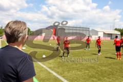 Bayernliga Süd - Saison 2022/2023 - FC Ingolstadt 04 II -  Trainingsauftakt - Dietmar Beiersdorfer Geschäftsführer Sport & Kommunikation sieht beim Trainingsauftakt zu - Foto: Meyer Jürgen