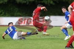 Kreisklasse - Saison 2023/2024 - TSV Ingolstadt Nord - TSV Kösching- Giuseppe Di Terlizzi blau Ing Nord - Mark Kocima rot Kösching - Foto: Meyer Jürgen