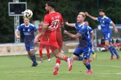 Kreisfreundschaftsspiel - Saison 2024/25 - Kreisfreundschaftsspiel - TSV Ober/Unterh.stadt - FC Fatih -  Der 0:2 Führungstreffer durch - Akif Abasikeles (Nr.20 - FC Fatih) - Nick Wagner (Nr.22 - TSV Ober/Unterh.stadt) - -jubel- Foto: Meyer Jürgen