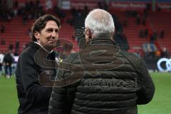 3.Liga - Saison 2022/2023 - FC Ingolstadt 04 -  MSV Duisburg - Sportdirektor Ivica Grlic (FCI) - Vorsitzender des Vorstandes Peter  Jackwerth (FCI) -  Foto: Meyer Jürgen