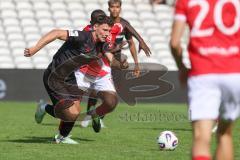 3. Liga - Saison 2025/26 - Energie Cottbus - FC Ingolstadt 04  - Mads Borchers (Nr.9 - FC Ingolstadt 04) - XXXXX - Foto: Meyer Jürgen