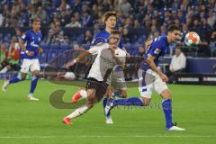 2.BL; FC Schalke 04 - FC Ingolstadt 04; Dennis Eckert Ayensa (7, FCI) Kaminski Marcin (35 S04)