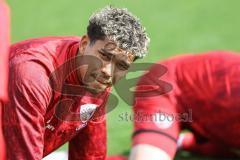 3. Liga; 1. FC Saarbrücken - FC Ingolstadt 04; vor dem Spiel Yann Sturm (7, FCI)