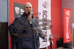 3. Liga; FC Ingolstadt 04 - FC Viktoria Köln; SchanzenGeber-Spieltag, Jörg Schlagbauer (Gesamtbetriebsrat Audi)