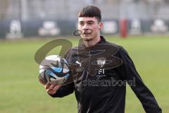 3. Liga; FC Ingolstadt 04 - Trainingsauftakt im Audi Sportpark, Trainingsgelände; Felix Keidel (43, FCI)