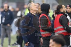 3. Liga - Saison 2025/26 - Waldhof Mannheim  -  FC Ingolstadt 04 - Geschäftsführer Sport und Kommunikation Dietmar Beiersdorfer (FC Ingolstadt 04) reklamiert  - XXXXX - Foto: Meyer Jürgen