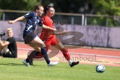 DFB - Pokal Frauen 1. Runde - Saison 2023/2024 - FC Ingolstadt 04 - FC Carl Zeiss Jena - Katharina Schmittmann (Nr.17 - FCI Frauen) - Gora Lisa blau Jena - Foto: Meyer Jürgen