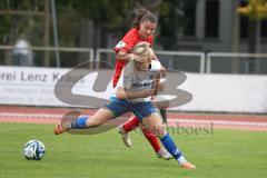 2. Fußball-Liga - Frauen - Saison 2023/2024 - FC Ingolstadt 04 - SC Sand - Anna-Lena Härtl (Nr.4 - FCI Frauen) -  Loving Emma weiss Sand - Foto: Meyer Jürgen