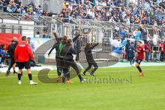 3.Liga - Saison 2022/2023 - TSV 1860 München - FC Ingolstadt 04 -Der 0:2 Führungstreffer durch Patrick Schmidt (Nr.9 - FCI) - Jubel -  Foto: Meyer Jürgen