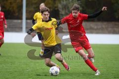 Kreisliga - Saison 2026/27 - SV Zuchering - FC Hitzhofen/Oberzell - Levin Egredzija gelb Hitzhofen - Paul Wärmann rot Zuchering -  Foto: Meyer Jürgen