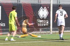 U17 DFB-Nachwuchsliga - Saison 2024/25 - FC Ingolstadt 04 - TSG Hoffenheim - San Carlos Lores Hernandes Torwart FCI wehrt den Ball ab - XXXXX - Foto: Meyer Jürgen