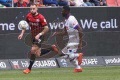 3. Liga; FC Ingolstadt 04 - VfL Osnabrück; David Kopacz (29, FCI) Gyamfi Maxwell (4 VfL)