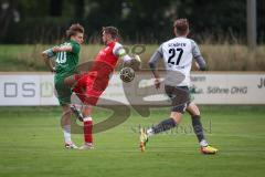 Landesliga - Saison 2026/27 - SV Manching - SC Cosmos Aystetten - Der 1:1 Ausgleichstreffer durch Sebastian  Graßl (Nr.10 - SV Manching) - Mrozek Daniel TW Aystetten - jubel - XXXXX - Foto: Meyer Jürgen