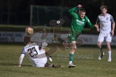 Landesliga - Saison 2024/25 - SV Manching - FC Ehekirchen - Sebastian Graßl (Nr.10 - SV Manching) - Alagic Ermin weiss Ehekirchen - Foto: Meyer Jürgen