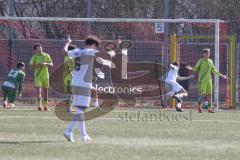 U17 DFB-Nachwuchsliga - Saison 2024/25 - FC Ingolstadt 04 - TSG Hoffenheim - Der Freistoss von Maximilian Wagner zum Anschlusstreffer zum 1:2 - jubel - XXXXX - Foto: Meyer Jürgen