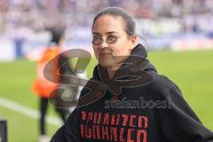 3. Liga; VfL Osnabrück - FC Ingolstadt 04; vor dem Spiel Cheftrainerin Sabrina Wittmann (FCI)