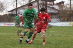 A-Klasse -  Saison 2025/26- TSV Baar/Ebenhausen - SV Manching II - Tim Pfafflinger rot Ebenhausen - Timur Oguz grün Manching - Foto: Meyer Jürgen
