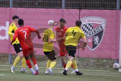 Bayernliga Süd - Saison 2022/2023 - FC Ingolstadt 04 - SV Kirchanschöring - Der 1:0 Führungstreffer durch Mussa Fofanah (Nr.7 - FCI II) - jubel - Ishak Karaogul (Nr.10 - FCI II) - Schmitzberger Luca gelb #20 Kirchanschöring - Foto: Meyer Jürgen