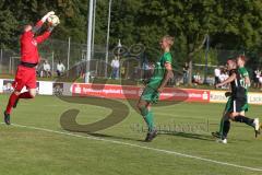 BZL - Oberbayern Nord - SV Manching - TSV Jetzendorf - Dennis Poellner Torwart Jetzendorf - Schmidt Tim (#20 Manching) schwarz - Foto: Jürgen Meyer