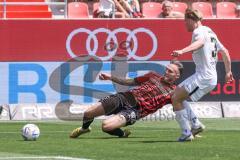 3. Liga; FC Ingolstadt 04 - SV Elversberg; Patrick Schmidt (9, FCI) Jacobsen Thore (31 SVE)