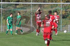 Kreisklasse - Saison 2022/2023 - SV Lippertshofen - SV Stammham - Der 0:1 Führungstreffer durch Simon Renn #15 rot Stammham - jubel - Foto: Meyer Jürgen