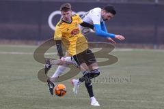 AUDI - Schanzer Amateur Cup - Halbfinale 2 - Saison 2024/25 - TSV Lichtenau - SV Hundszell - Marco Lustig gelb Lichtenau - Stefan Härdl weiss Hundszell - Foto: Meyer Jürgen
