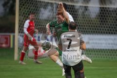 Landesliga - Saison 2026/27 - SV Manching - SC Cosmos Aystetten - Senih Fazlji (Nr.7 - SV Manching) - Marksteiner Raphael weis Aystetten  - Foto: Meyer Jürgen