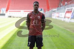 Donald Nduka (27, FCI) ; FC Ingolstadt 04;
3.Liga, Porträttermin 2023/2024