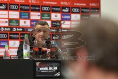 3.Liga - Saison 2022/2023 - FC Ingolstadt 04 -  - Pressekonferenz - Cheftrainer Michael Köllner (FCI)-  - Foto: Meyer Jürgen