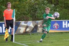 Bezirksliga - Saison 2023/24 - SV Manching - SK Srbija München - Rainer Meisinger (Nr.8 - SV Manching) beim Eckball - XXXXX - Foto: Meyer Jürgen