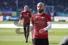 2.BL; Holstein Kiel - FC Ingolstadt 04 - vor dem Spiel Nico Antonitsch (5, FCI)