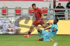 3. Liga; FC Ingolstadt 04 - FC Viktoria Köln; Torchance verpasst Marcel Costly (22, FCI) Boboy Verthomy (22 VK)
