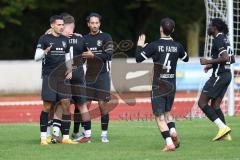 Kreisliga - Saison 2023/2024 - FC Fatih Ingolstadt - TSV Münchsmünster - Der 1:0 Führungstreffer per Foulelfmeter durch Akif Abasikeles Fatih - jubel - Foto: Meyer Jürgen