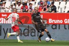 3. Liga; Rot-Weiss Essen - FC Ingolstadt 04; Tobias Bech (11, FCI) Kefkir Oguzhan (38 RW)