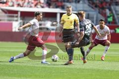 3. Liga; FC Ingolstadt 04 - VfL Osnabrück; Yann Sturm (7, FCI) Wagner Fridolin (26 VFL) Fredrik Carlsen (8, FCI)