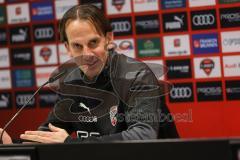 2.BL; FC Ingolstadt 04 - Training, neuer Cheftrainer Rüdiger Rehm, Pressekonferenz, Cheftrainer Rüdiger Rehm (FCI)