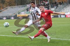 3. Liga; TSV Havelse - FC Ingolstadt 04; Zweikampf Kampf um den Ball Fredrik Carlsen (8, FCI) Schumacher Kevin (10 TSV)