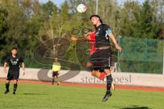 Bezirksliga - Saison 2022/2023 - FC Fatih Ingolstadt - SV Manching  - Akif Abasikeles rot FC Fatih - Spies Daniel (Nr.22 - SV Manching) - Foto: Meyer Jürgen