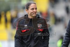 3. Liga; Alemannia Aachen - FC Ingolstadt 04; vor dem Spiel Cheftrainerin Sabrina Wittmann (FCI)