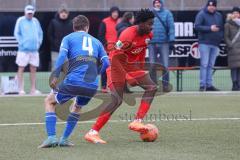 A-Junioren - Bundesliga Süd FC Ingolstadt 04 - TSG 1899 Hoffenheim - Michael Udebuluzor (Nr.9 - FCI A-Junioren) - Gebauer Leon blau Hoffenheim -  Foto: Meyer Jürgen