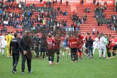 3.Liga - Saison 2022/2023 - FC Ingolstadt 04 -  SV Meppen - Das Spiel ist aus - jubel - Foto: Meyer Jürgen