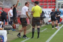 3.Liga - Saison 2022/2023 - FC Ingolstadt 04 -  SV Wehen Wiesbaden - Cheftrainer Rüdiger Rehm (FCI) - Foto: Meyer Jürgen